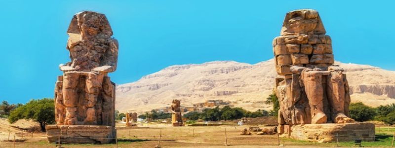 egypt colossi of memnon