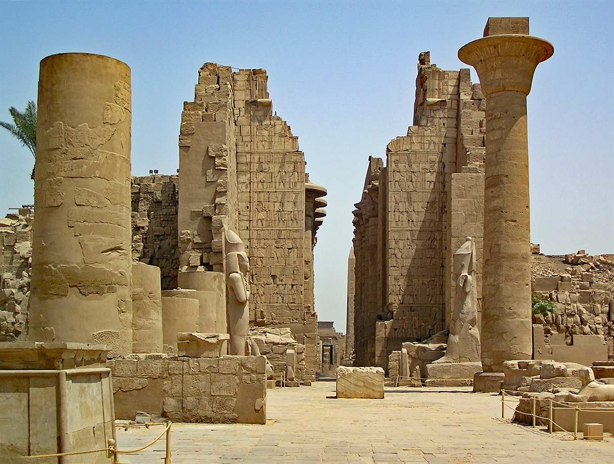 Karnak Temple at the start of a private Nile cruise from Luxor