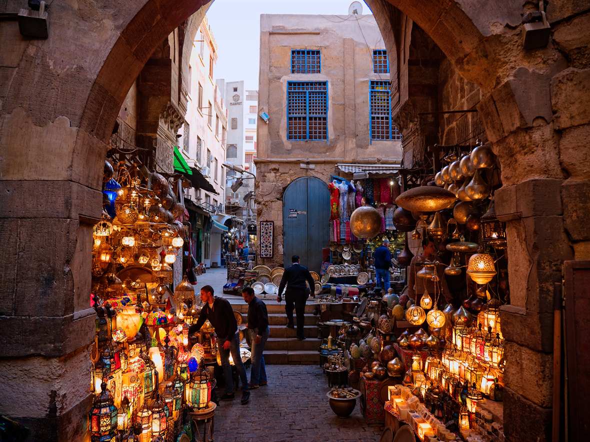 Khan El Khalili in Historic Cairo on a private Egypt tour