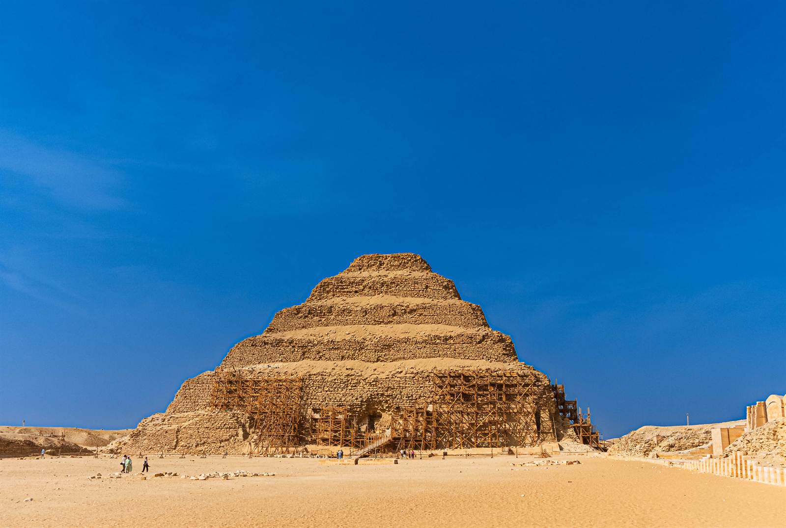 Saqqara Step Pyramid during a private Cairo sightseeing day