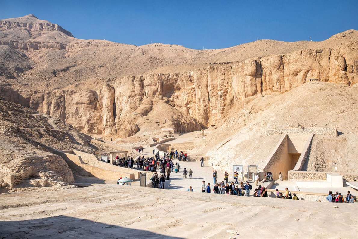 Valley of the Kings on the West Bank of Luxor during a private tour
