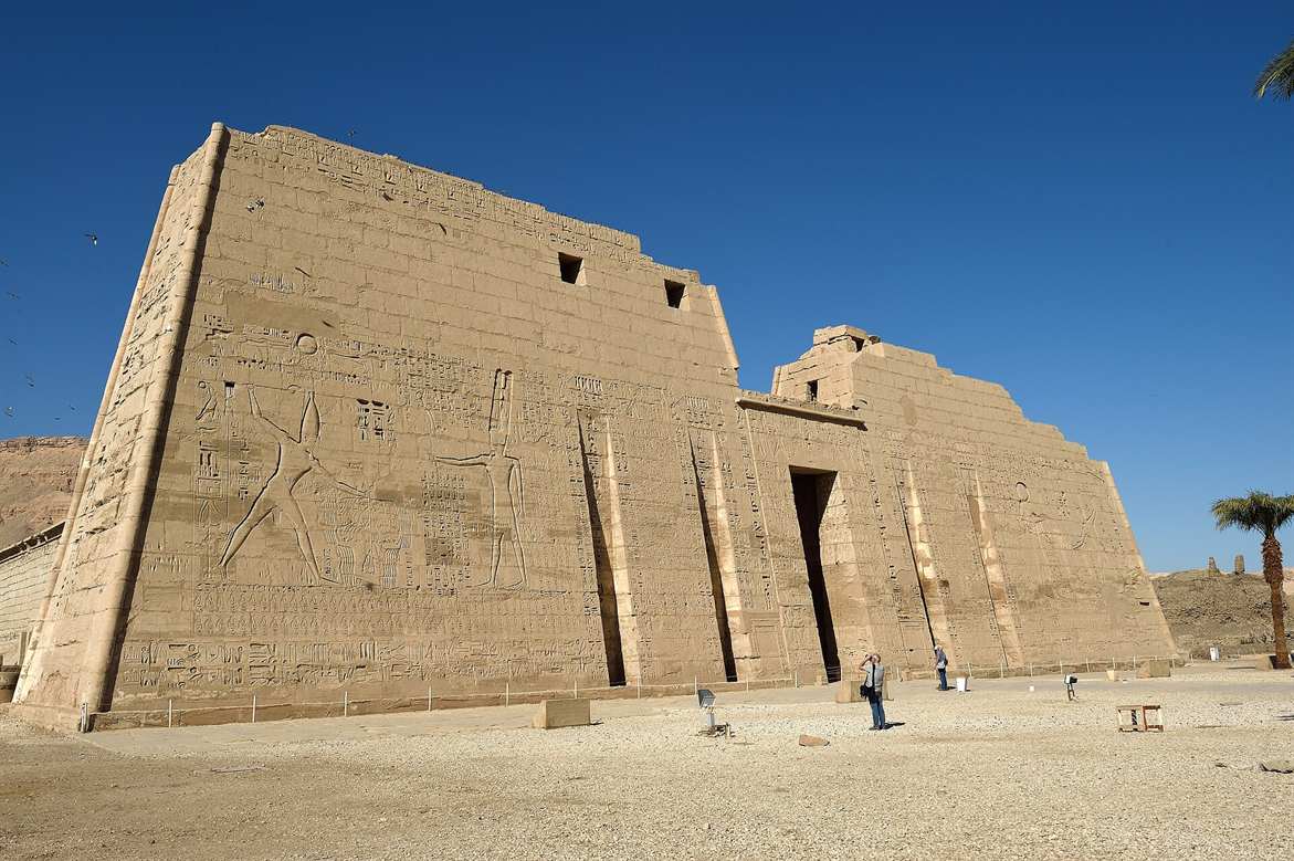 Medinet Habu temple on Luxor's West Bank
