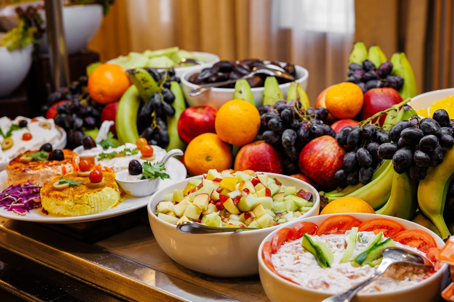 Fruit presentation aboard M/S Alma Nile Cruise