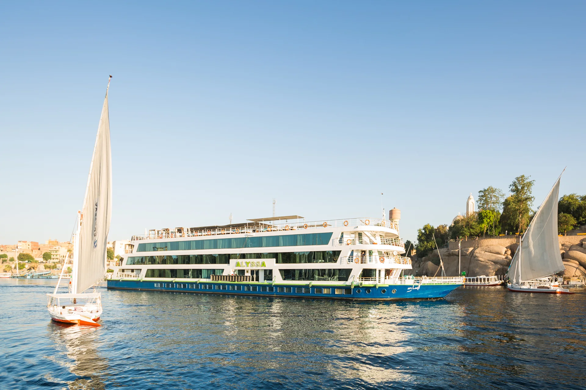 Exterior view of M/Y Alyssa Nile cruise ship