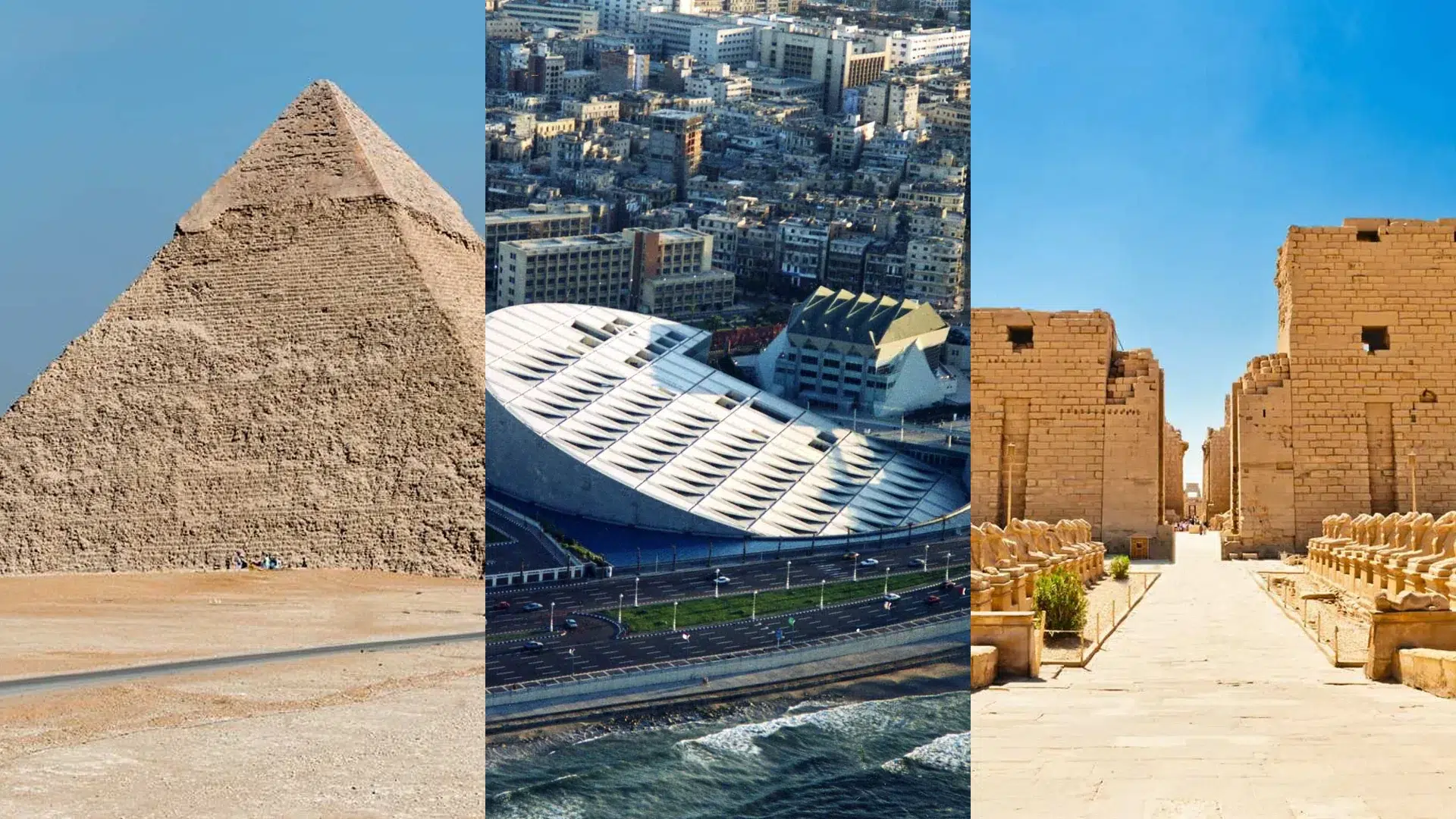 Private 6 day Egypt tour combining Cairo, Alexandria and Luxor
