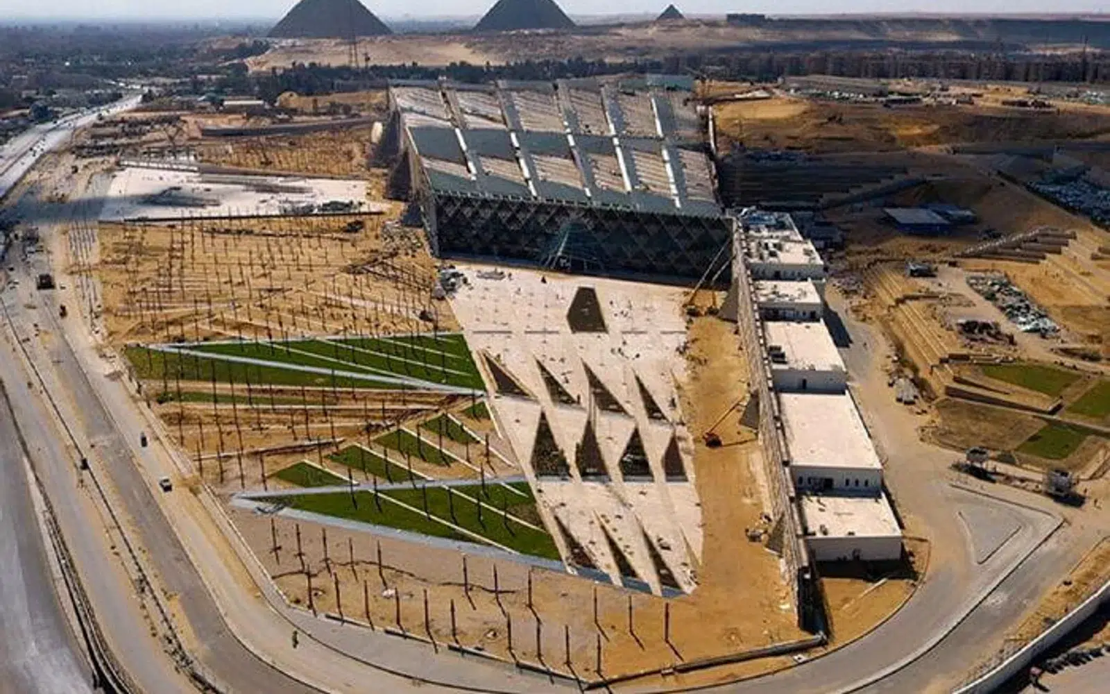 Grand Egyptian Museum during the Cairo stage of a 6 day Egypt tour