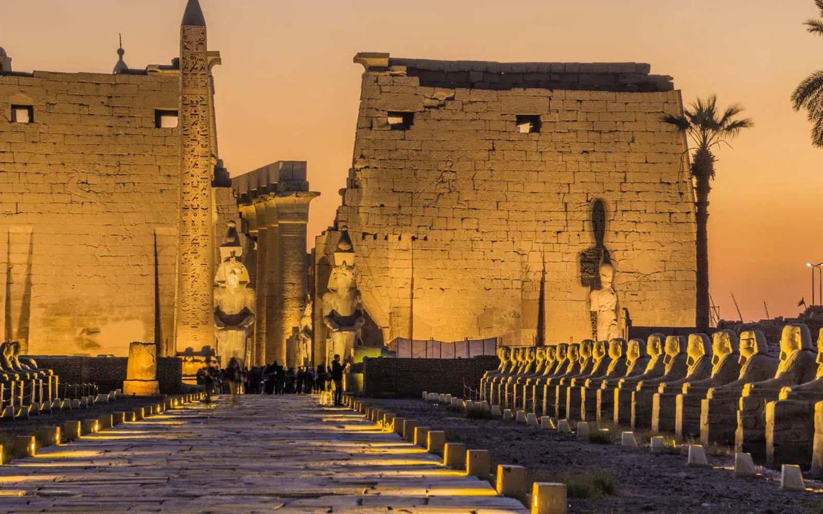Luxor Temple on the East Bank sightseeing day