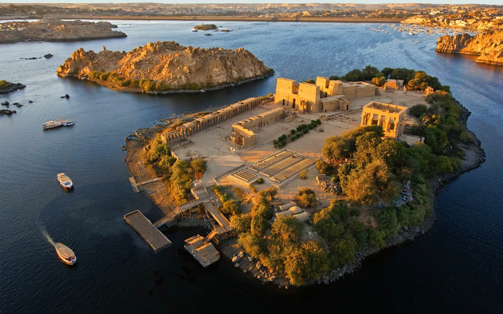 Philae Temple during the Aswan embarkation day