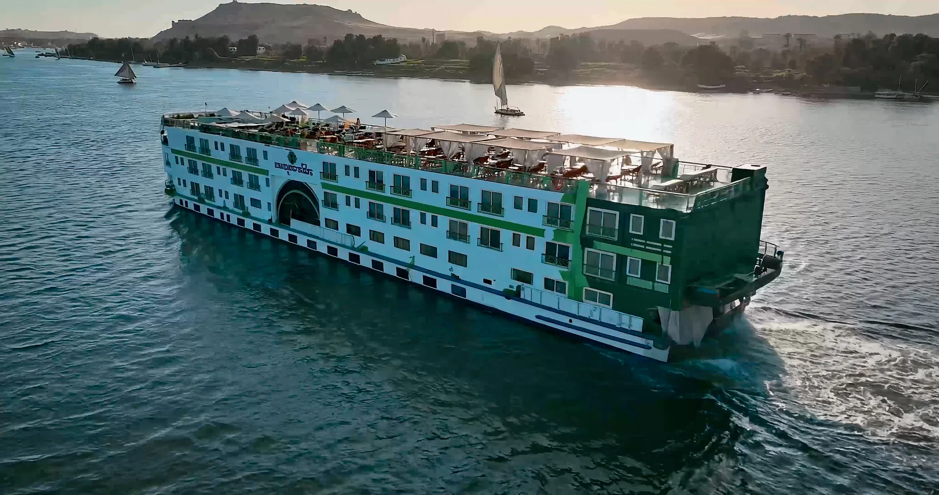 M/S Esmeralda sailing on the Nile