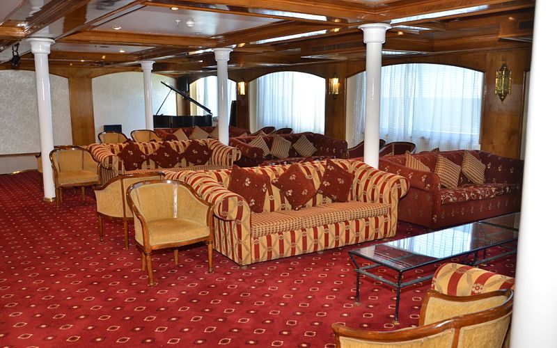 Seating on the M/S A Sara sun deck