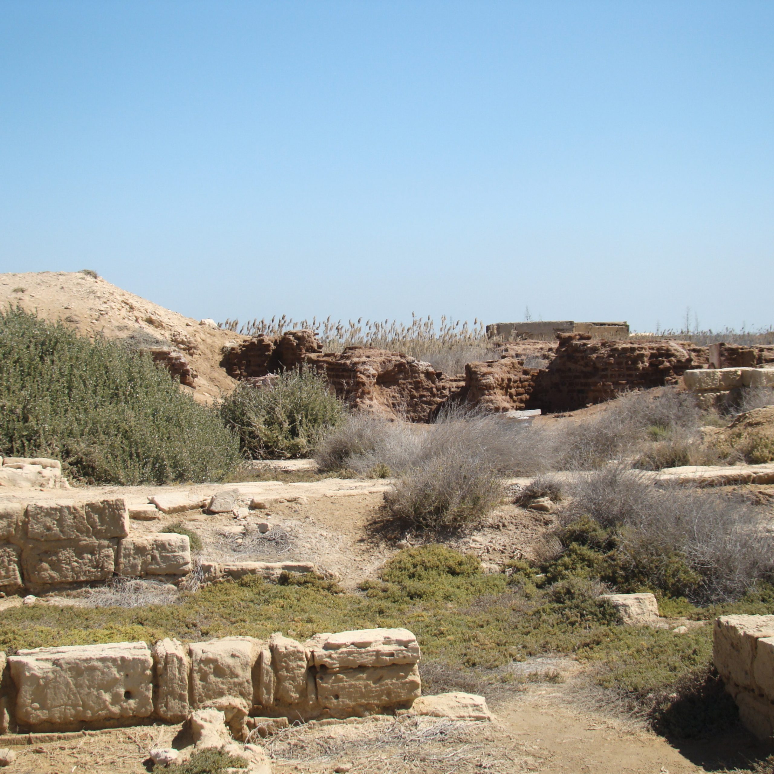 Ancient baths at the Abu Mina archaeological site