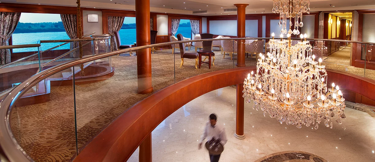 Guest cabin aboard Amwaj Living Stone Nile Cruise