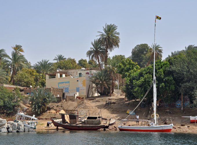 Elephantine Island and the Nile on a private 13 day Cairo Alexandria Nile cruise and Hurghada tour