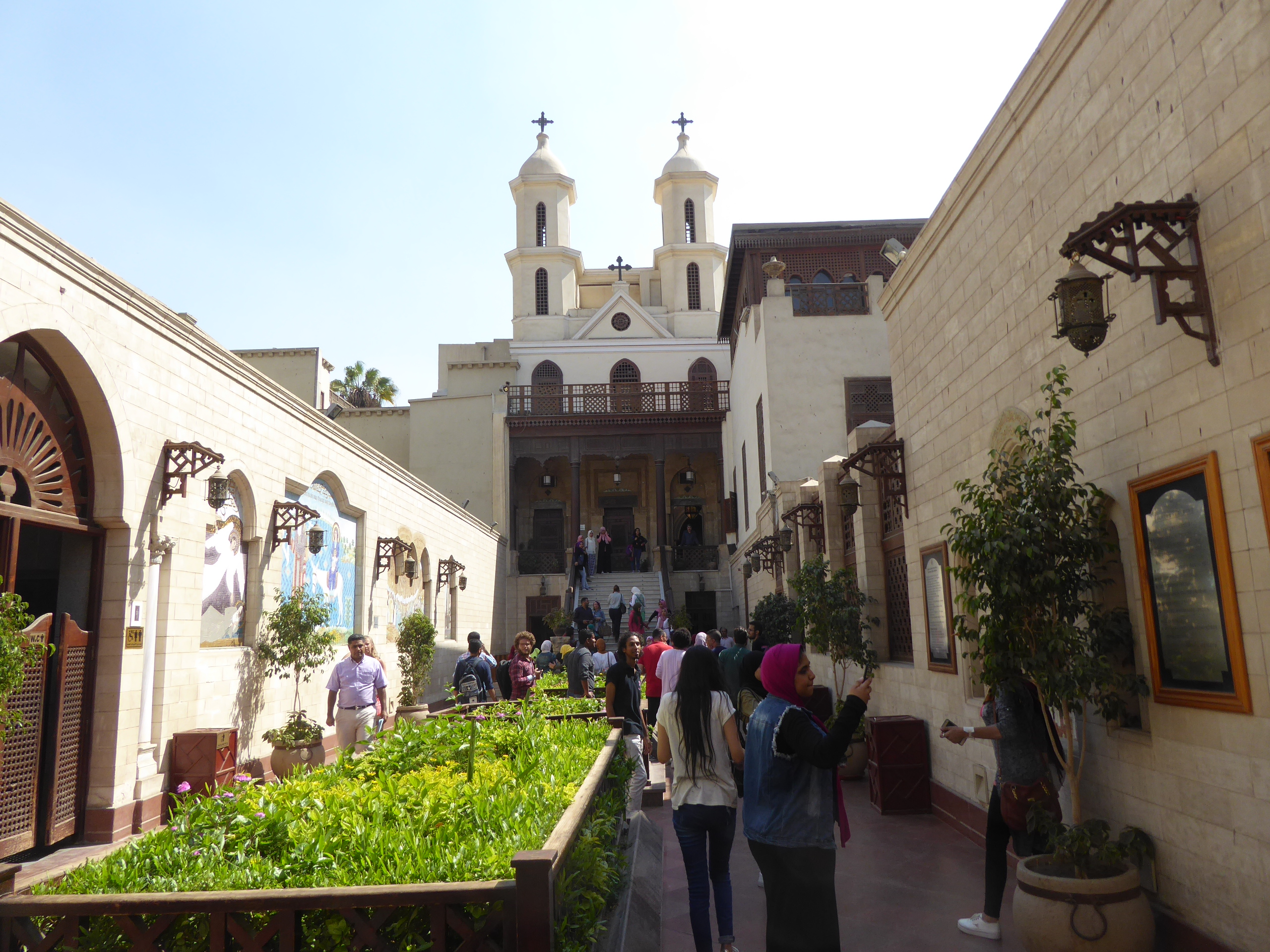 The Hanging Church in Coptic Cairo.