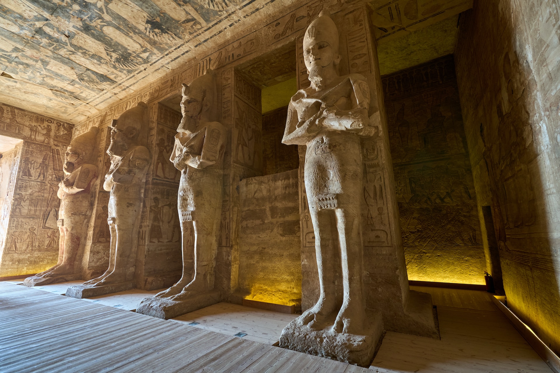 Abu Simbel Temples on the dedicated air day from Aswan