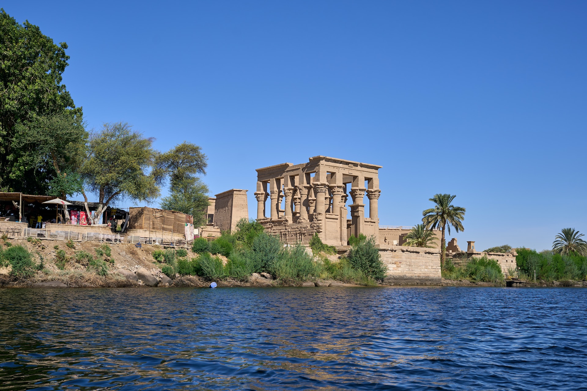 Philae Temple by boat during the Aswan stage of an 11 day Egypt heritage tour