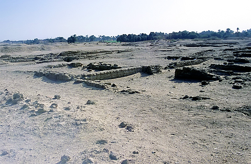 Archaeological remains at Malkata near Luxor