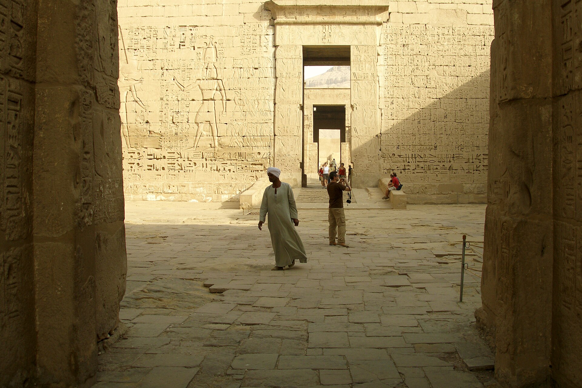 Medinet Habu temple on Luxor's West Bank