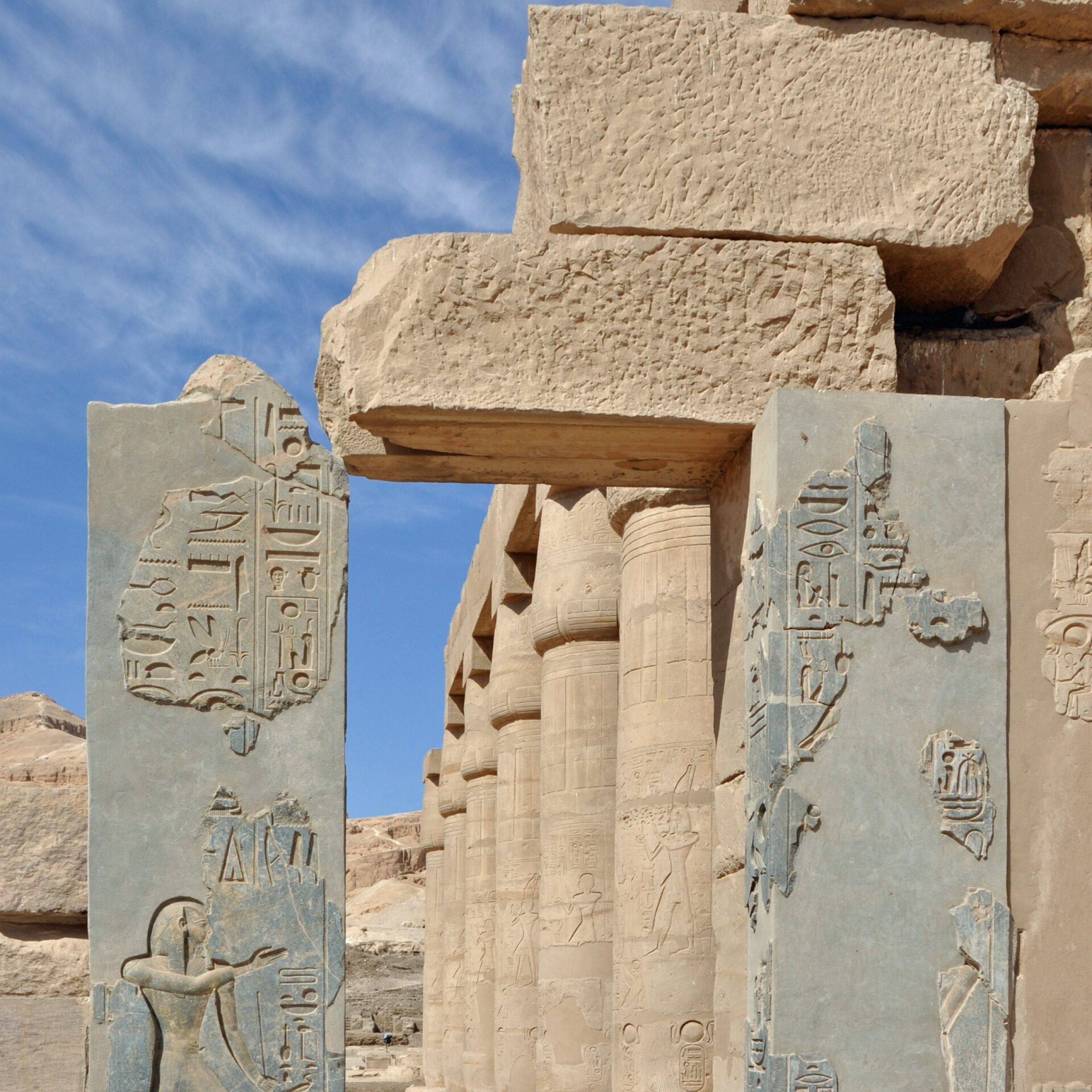 Ramesseum temple on Luxor's West Bank