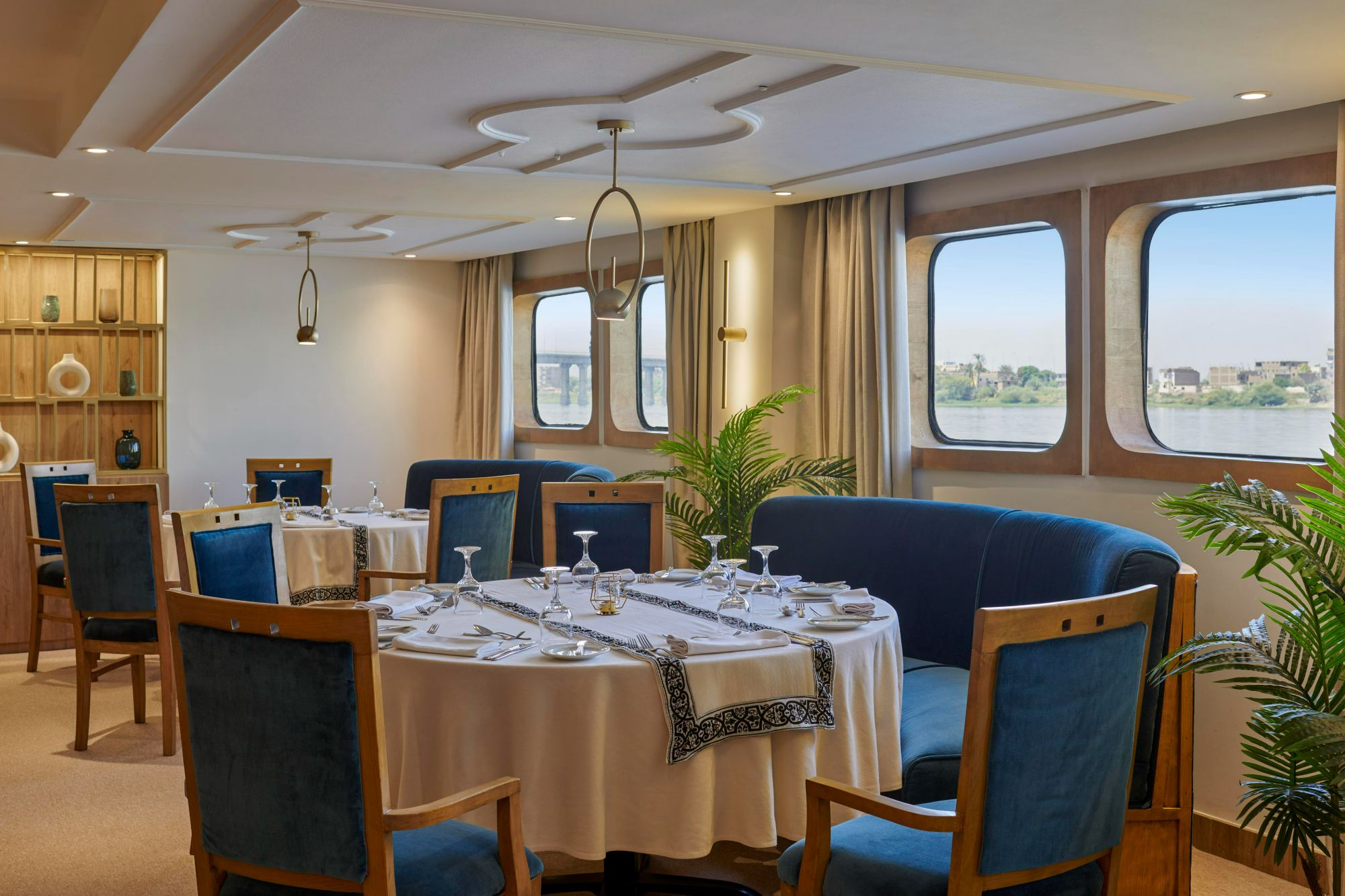 Royal suite aboard Movenpick Royal Lotus Nile Cruise