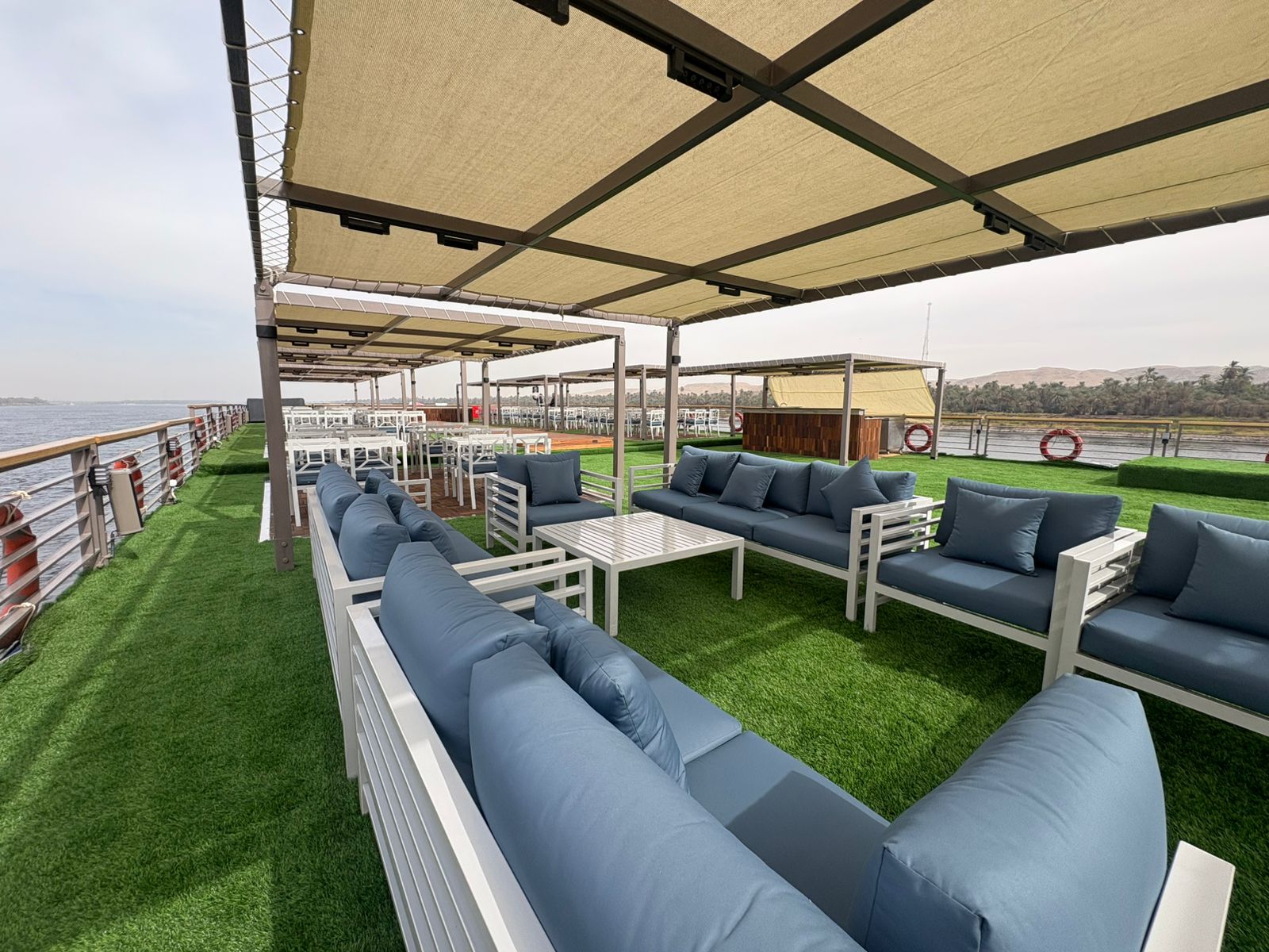 Nile view from the Royal Princess Amira cruise vessel