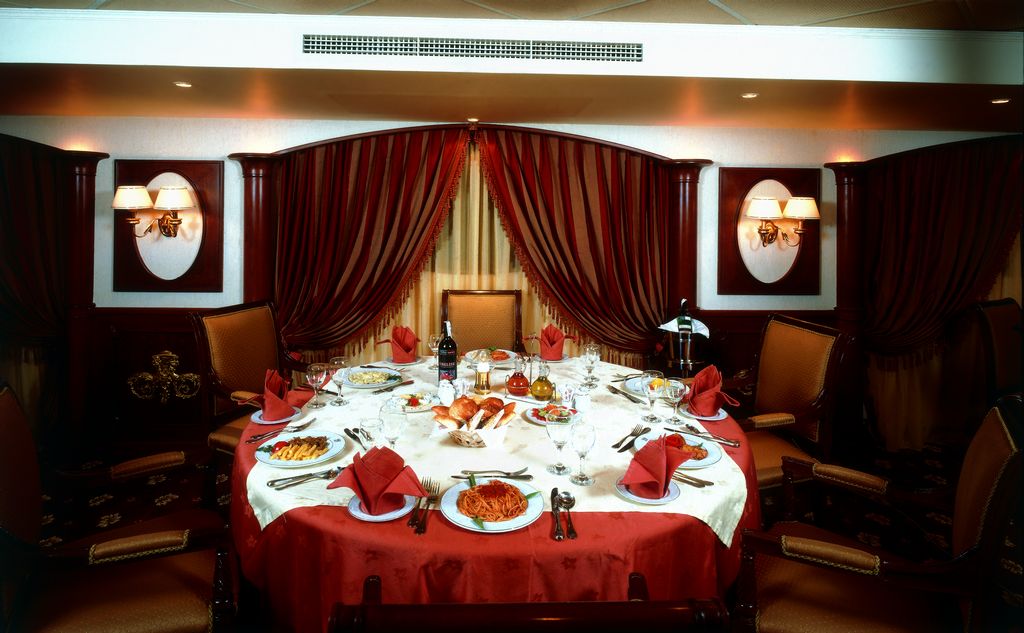 Dining room aboard Royal Princess Nile Cruise