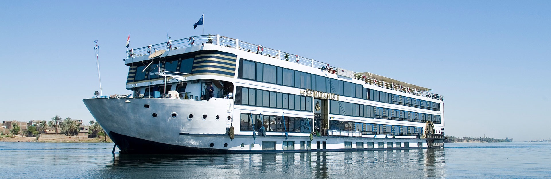 M/S Semiramis II sailing on the Nile near Luxor