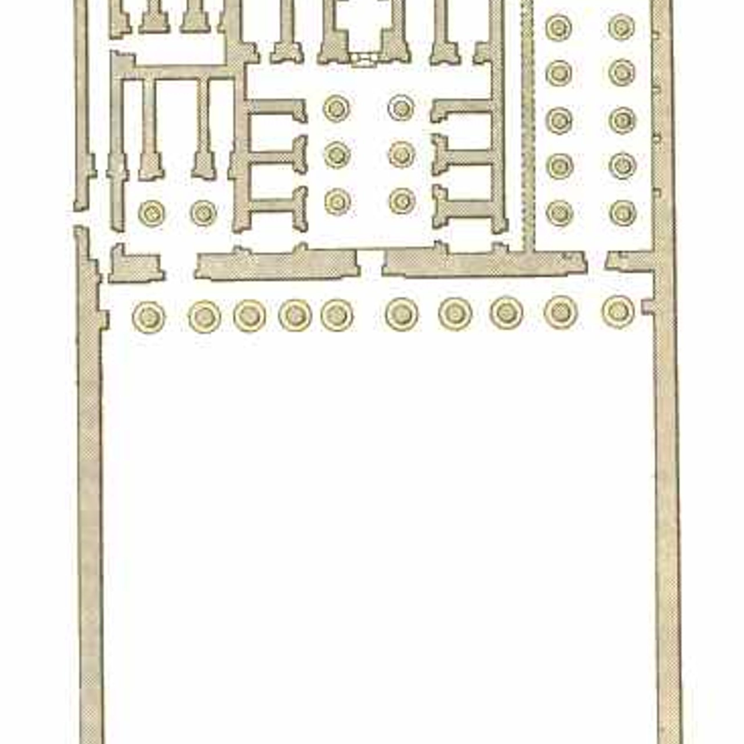 Mortuary temple of Seti I at Qurna on Luxor West Bank