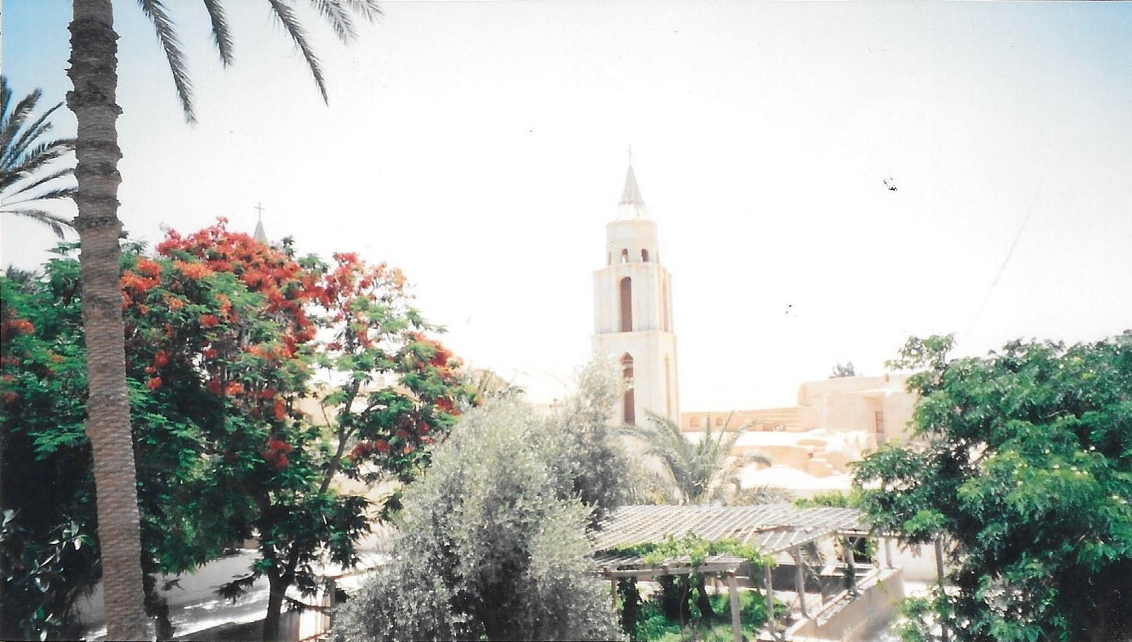 Coptic monastery architecture in Wadi Natrun, Egypt